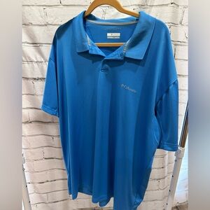 Columbia Men's Vibrant Blue Polo Shirt